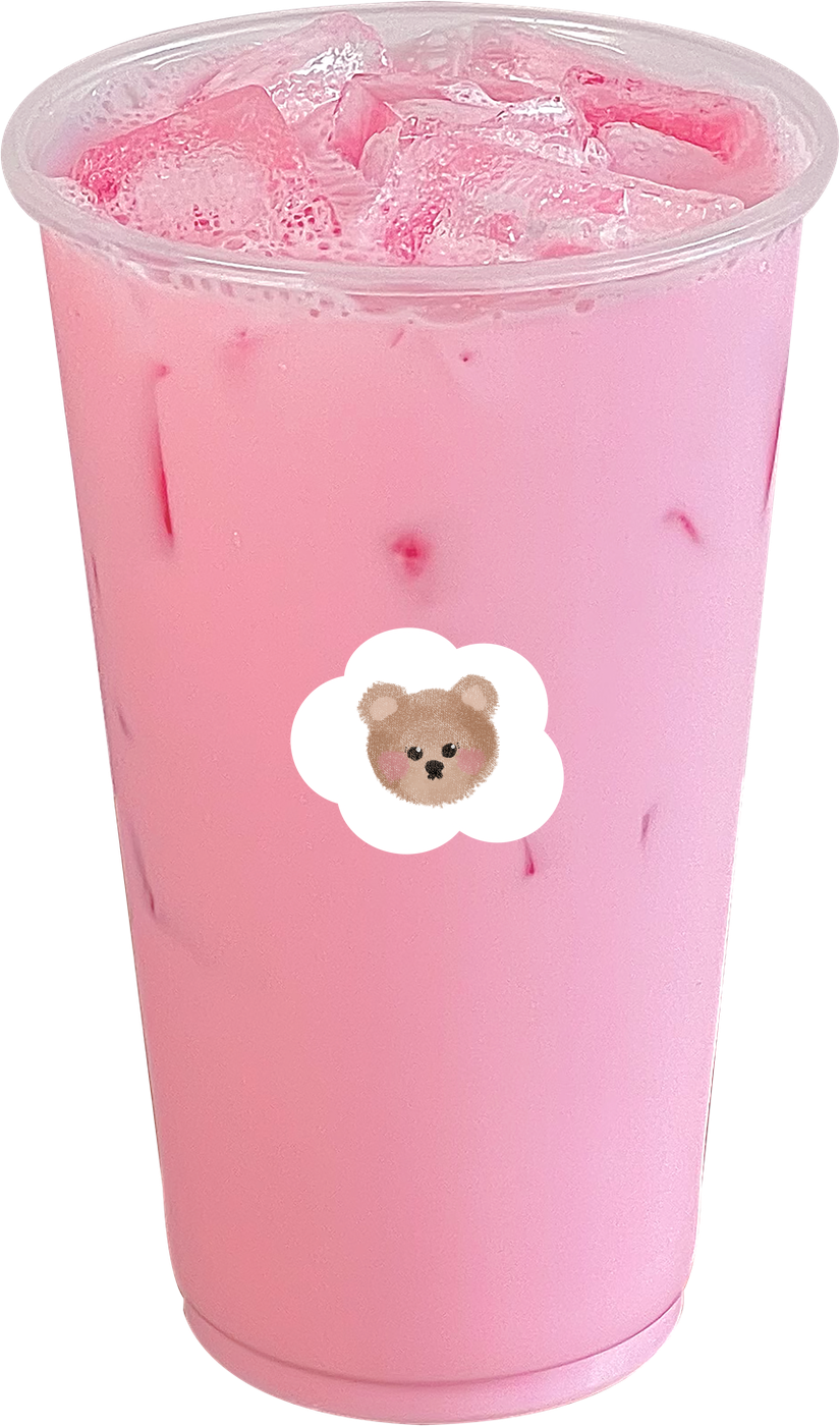 pink milk bij chibiboba in Merksem, Antwerpen