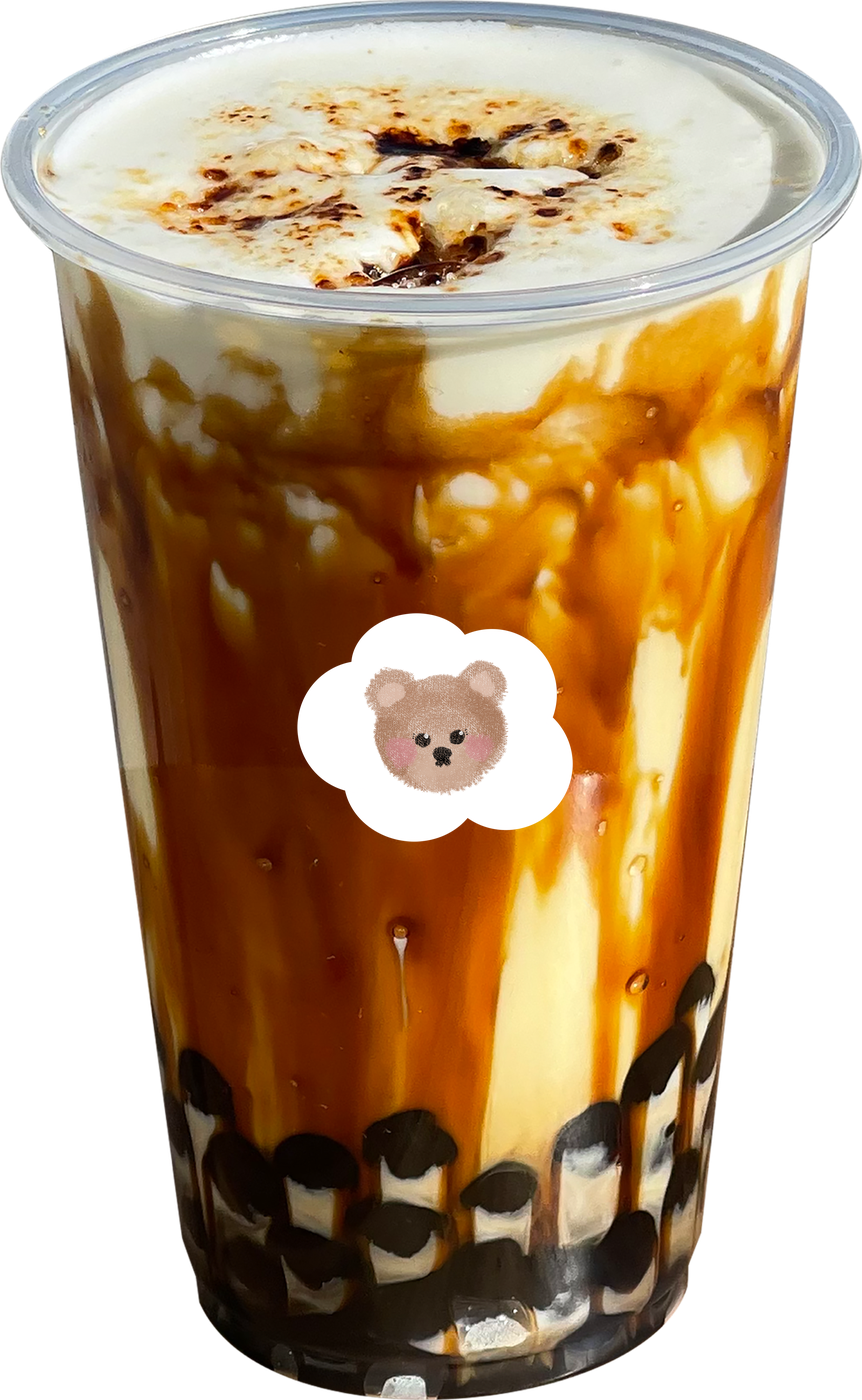 brown sugar brulee bij chibiboba in Merksem, Antwerpen